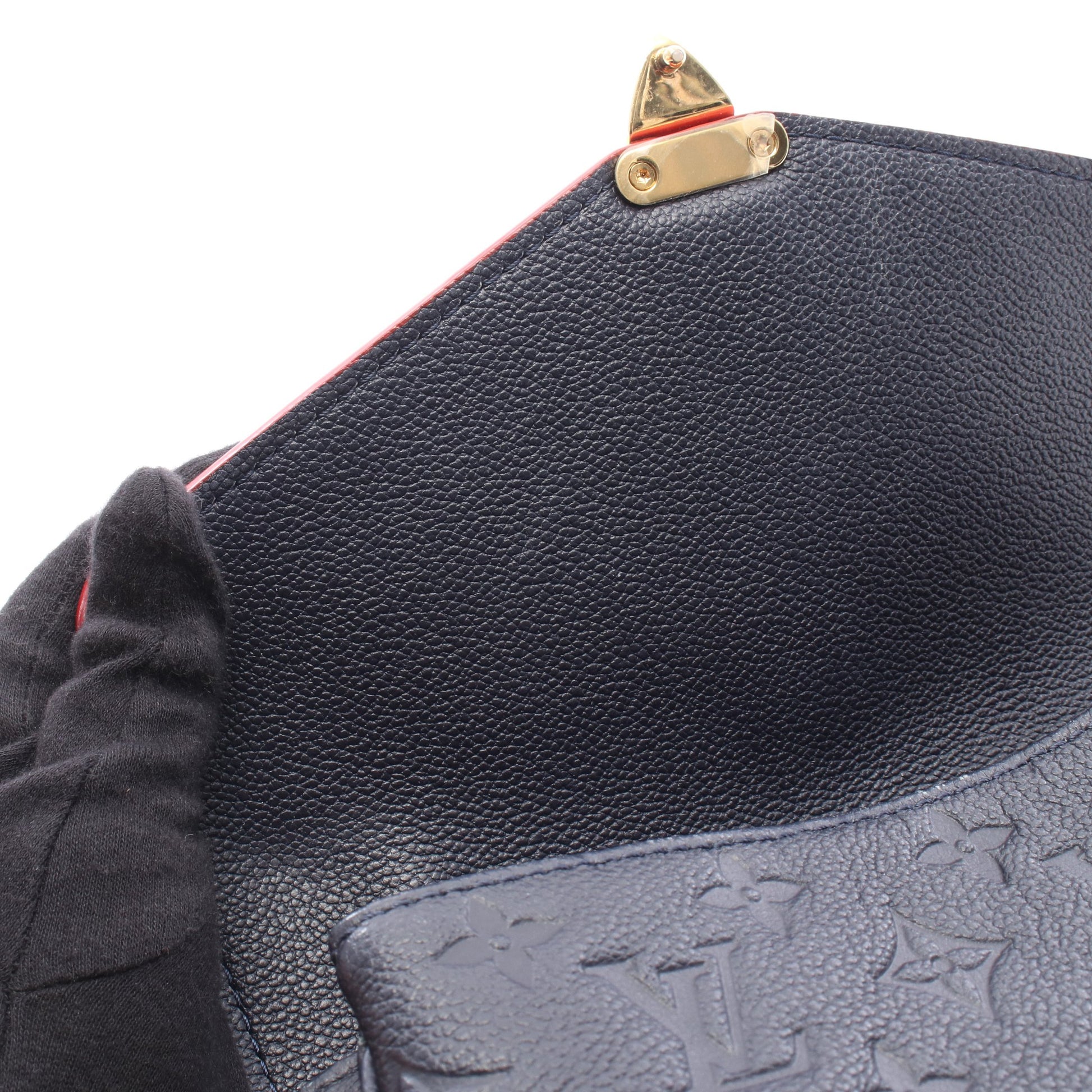 ポシェット メティス モノグラムアンプラント マリーヌルージュ 2WAY ハンドバッグ レザー ネイビー ルイヴィトン バッグ LOUIS VUITTON