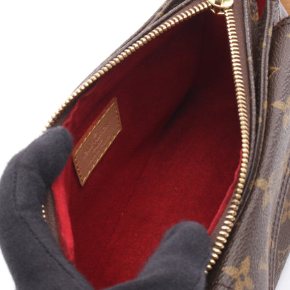 ヴィバシテPM モノグラム ショルダーバッグ PVC レザー ブラウン ルイヴィトン バッグ LOUIS VUITTON
