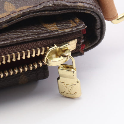 ヴィバシテPM モノグラム ショルダーバッグ PVC レザー ブラウン ルイヴィトン バッグ LOUIS VUITTON