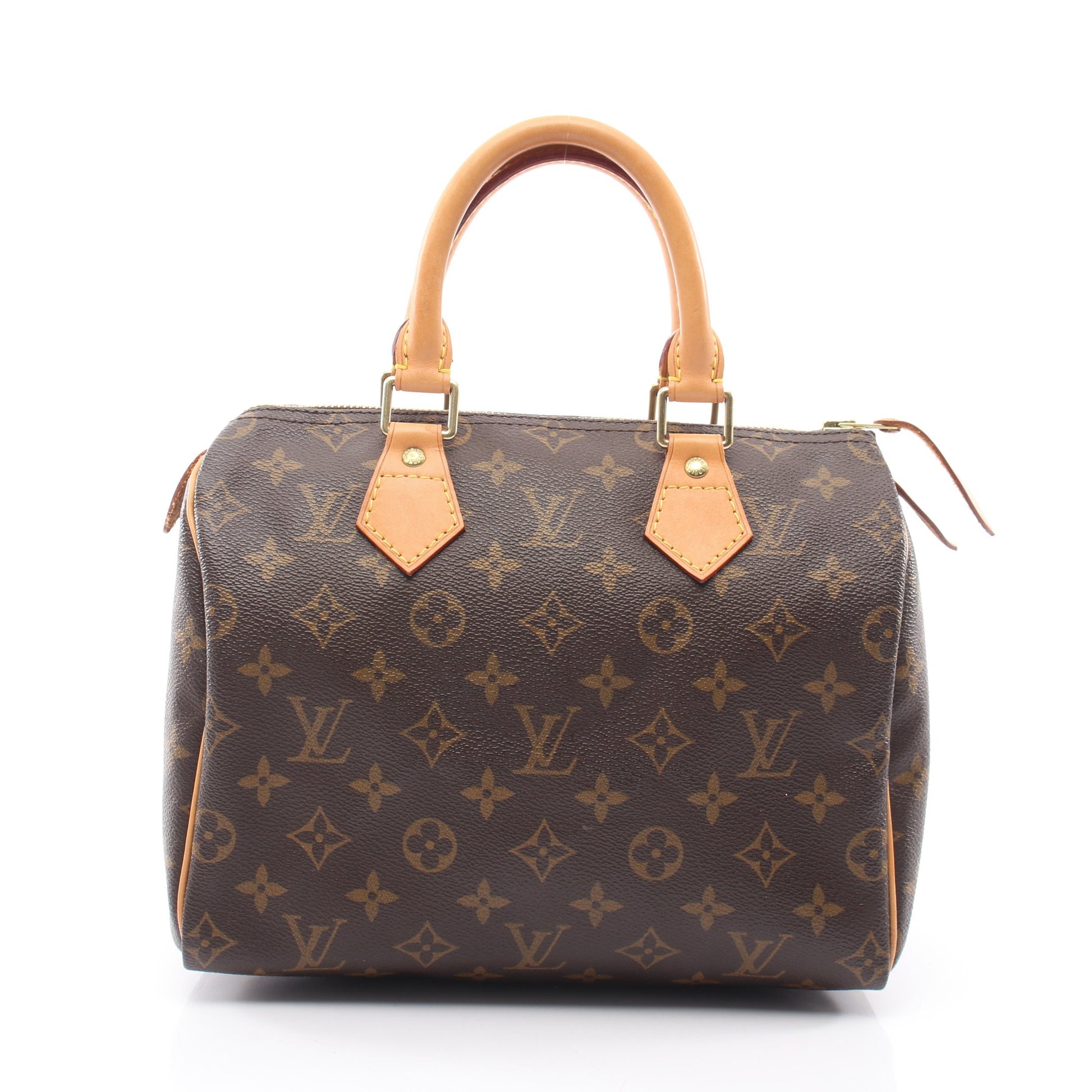 スピーディ25 モノグラム ハンドバッグ PVC レザー ブラウン ルイヴィトン バッグ LOUIS VUITTON