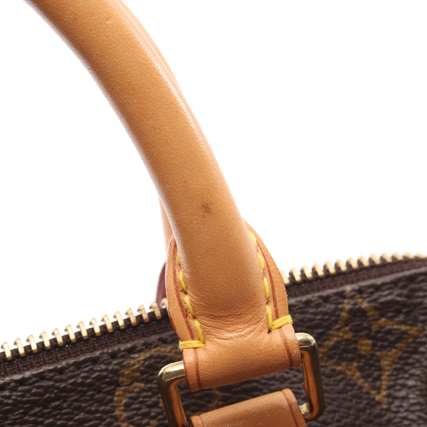 スピーディ25 モノグラム ハンドバッグ PVC レザー ブラウン ルイヴィトン バッグ LOUIS VUITTON
