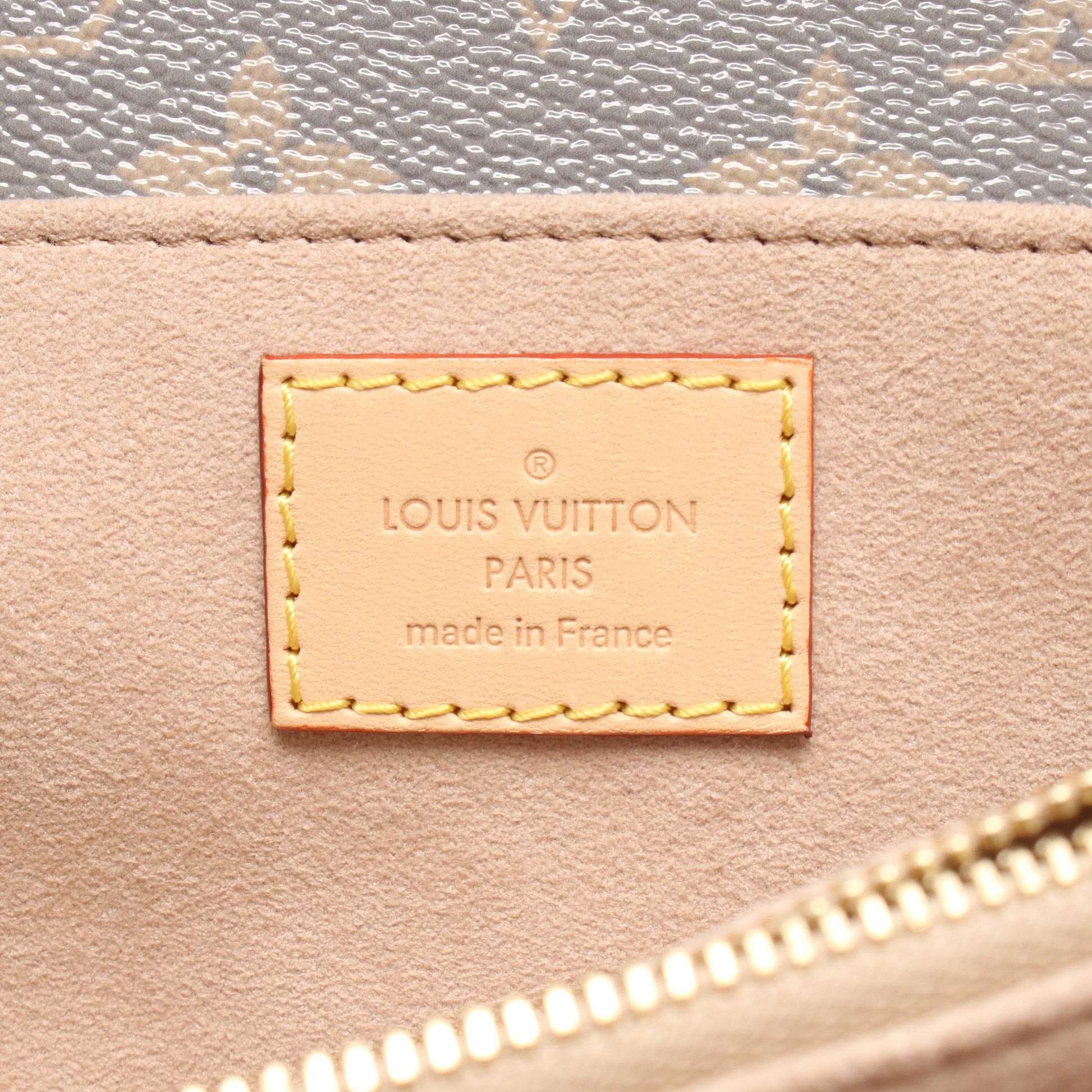 ポシェットメティス EW モノグラム トリアノングレー 2WAY ハンドバッグ レザー グレー ベージュ ルイヴィトン バッグ LOUIS VUITTON