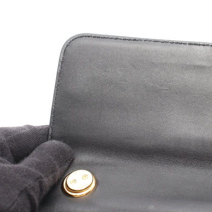 モノクローム チェーンショルダーバッグ レザー ブラック セリーヌ バッグ CELINE