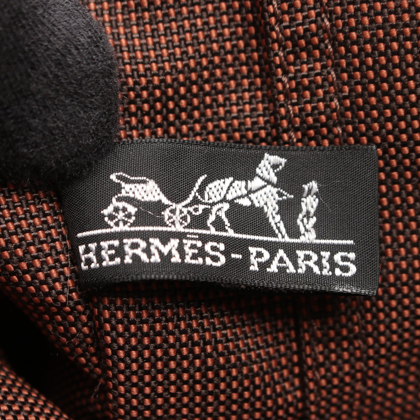 エールライン アドMM バックパック リュックサック ナイロンキャンバス ブラウン シルバー金具 エルメス バッグ HERMES