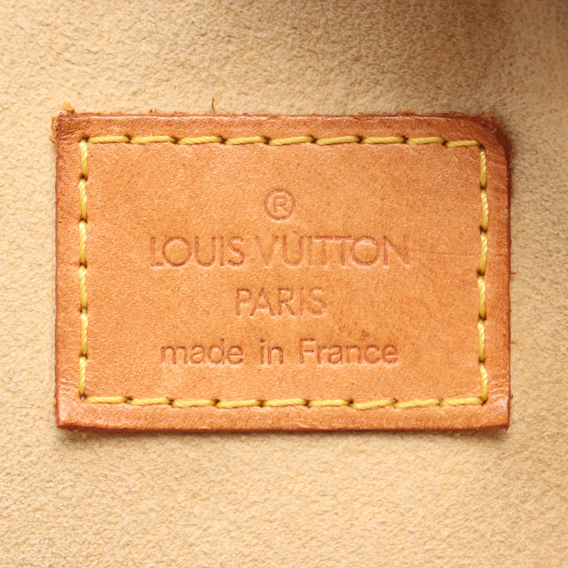 マンハッタンPM モノグラム ハンドバッグ PVC レザー ブラウン ルイヴィトン バッグ LOUIS VUITTON
