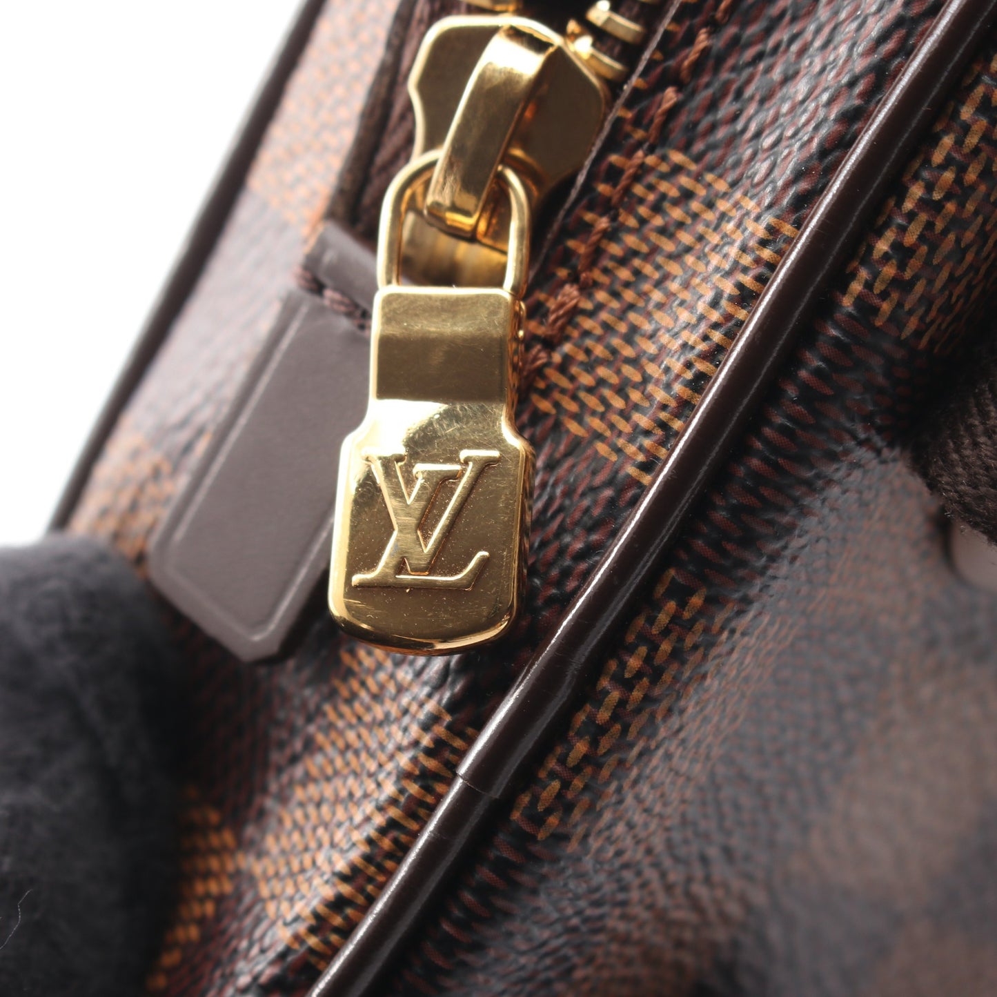 バムバッグ ブルックリン ダミエエベヌ ボディバッグ PVC レザー ブラウン ルイヴィトン バッグ LOUIS VUITTON