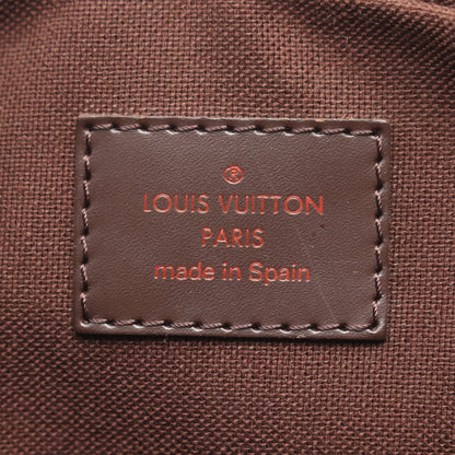 バムバッグ ブルックリン ダミエエベヌ ボディバッグ PVC レザー ブラウン ルイヴィトン バッグ LOUIS VUITTON