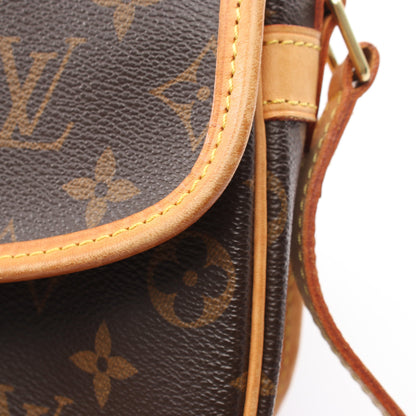 ソローニュ モノグラム ショルダーバッグ PVC レザー ブラウン ルイヴィトン バッグ LOUIS VUITTON