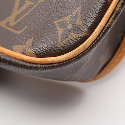 ソローニュ モノグラム ショルダーバッグ PVC レザー ブラウン ルイヴィトン バッグ LOUIS VUITTON