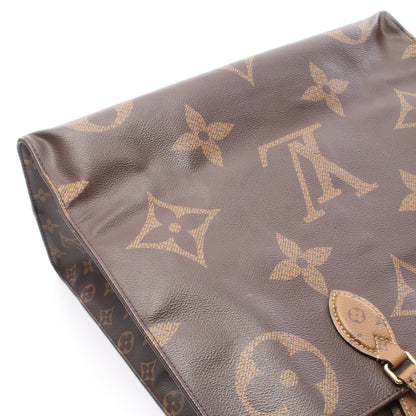 オンザゴーGM モノグラムジャイアント リバース ショルダーバッグ トートバッグ PVC ブラウン ベージュ ルイヴィトン バッグ LOUIS VUITTON