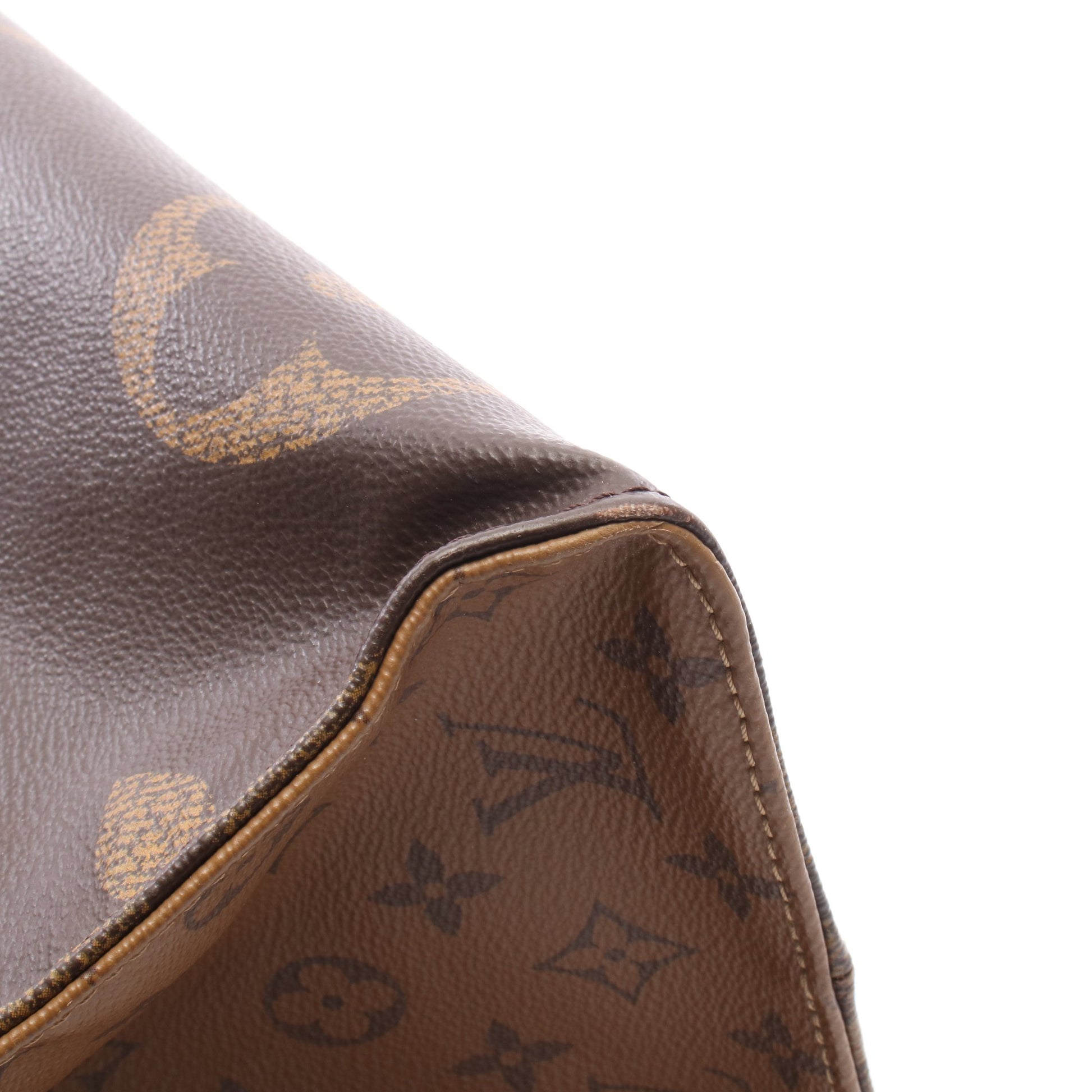 オンザゴーGM モノグラムジャイアント リバース ショルダーバッグ トートバッグ PVC ブラウン ベージュ ルイヴィトン バッグ LOUIS VUITTON