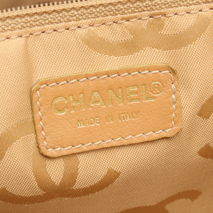 ワイルドステッチ ハンドバッグ トートバッグ レザー ベージュ ゴールド金具 シャネル バッグ CHANEL