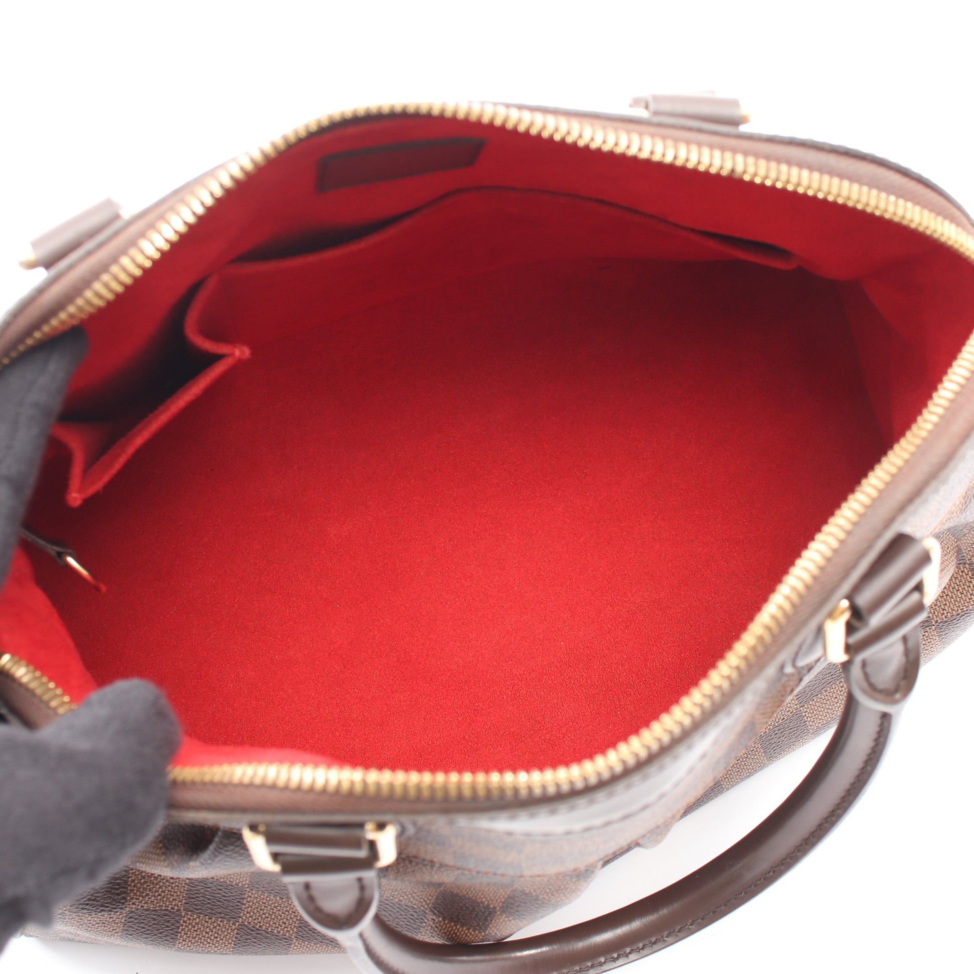 トレヴィPM ダミエエベヌ 2WAY ハンドバッグ PVC レザー ブラウン ルイヴィトン バッグ LOUIS VUITTON