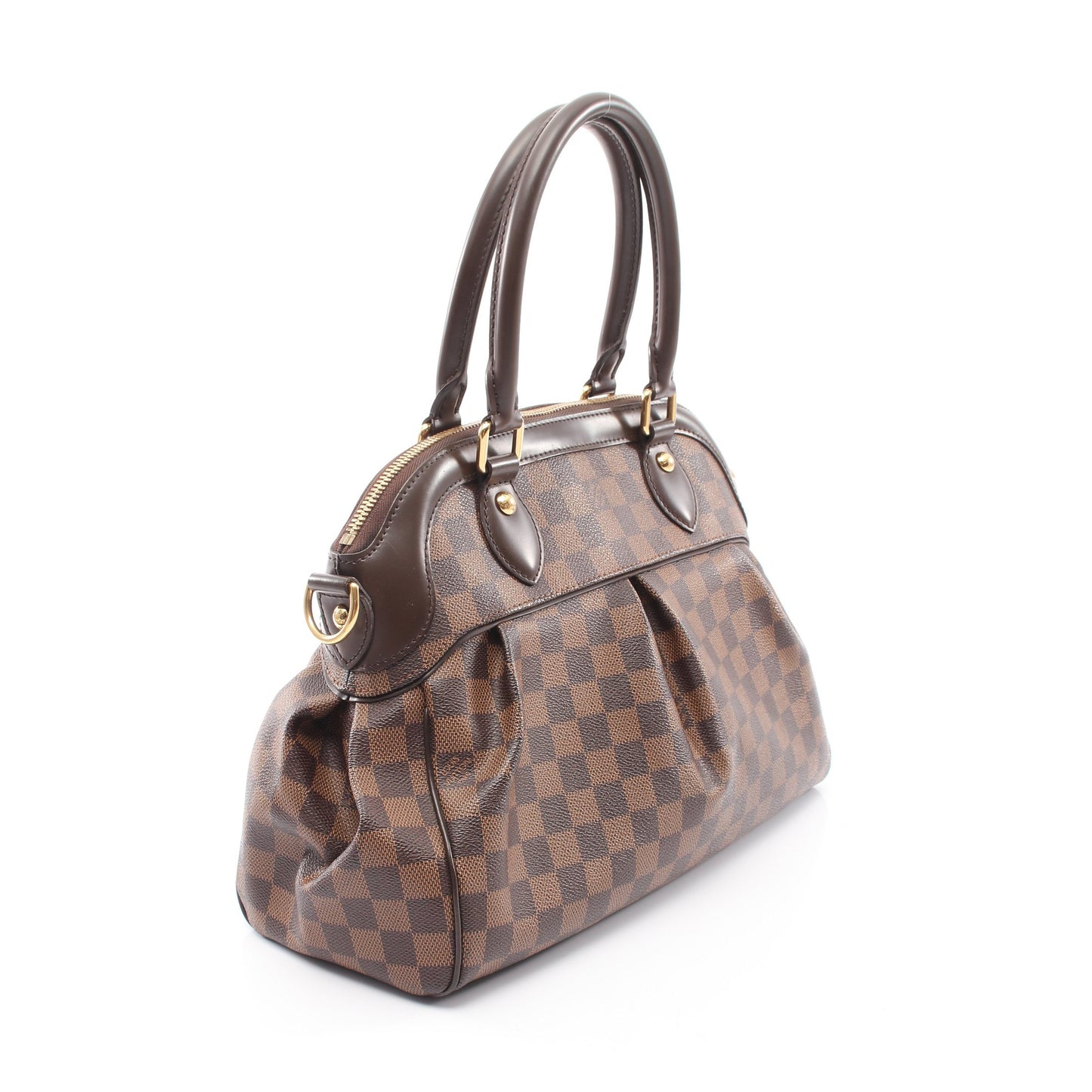トレヴィPM ダミエエベヌ 2WAY ハンドバッグ PVC レザー ブラウン ルイヴィトン バッグ LOUIS VUITTON
