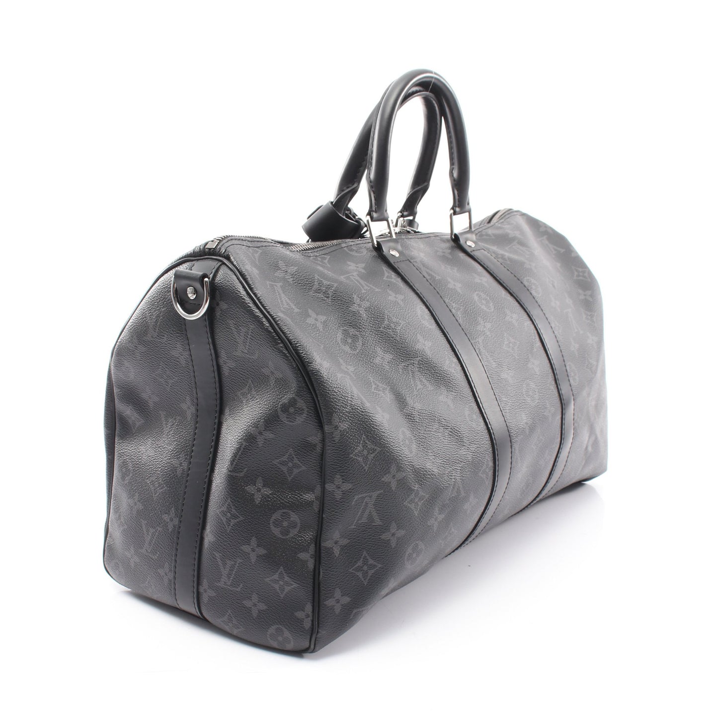 キーポル バンドリエール45 モノグラムエクリプス 2WAY ボストンバッグ PVC レザー ブラック ルイヴィトン バッグ LOUIS VUITTON