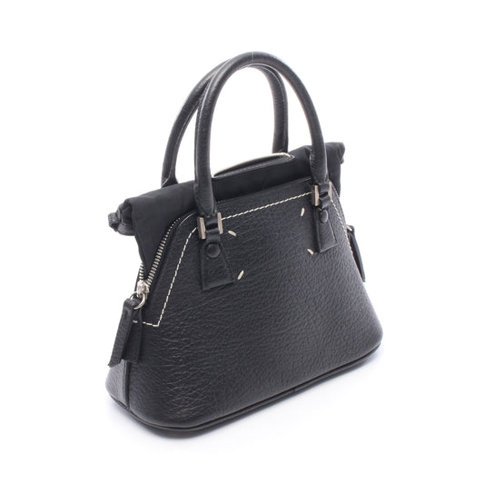 5AC ミニバッグ 2WAY ハンドバッグ レザー ブラック メゾンマルジェラ バッグ Maison Margiela