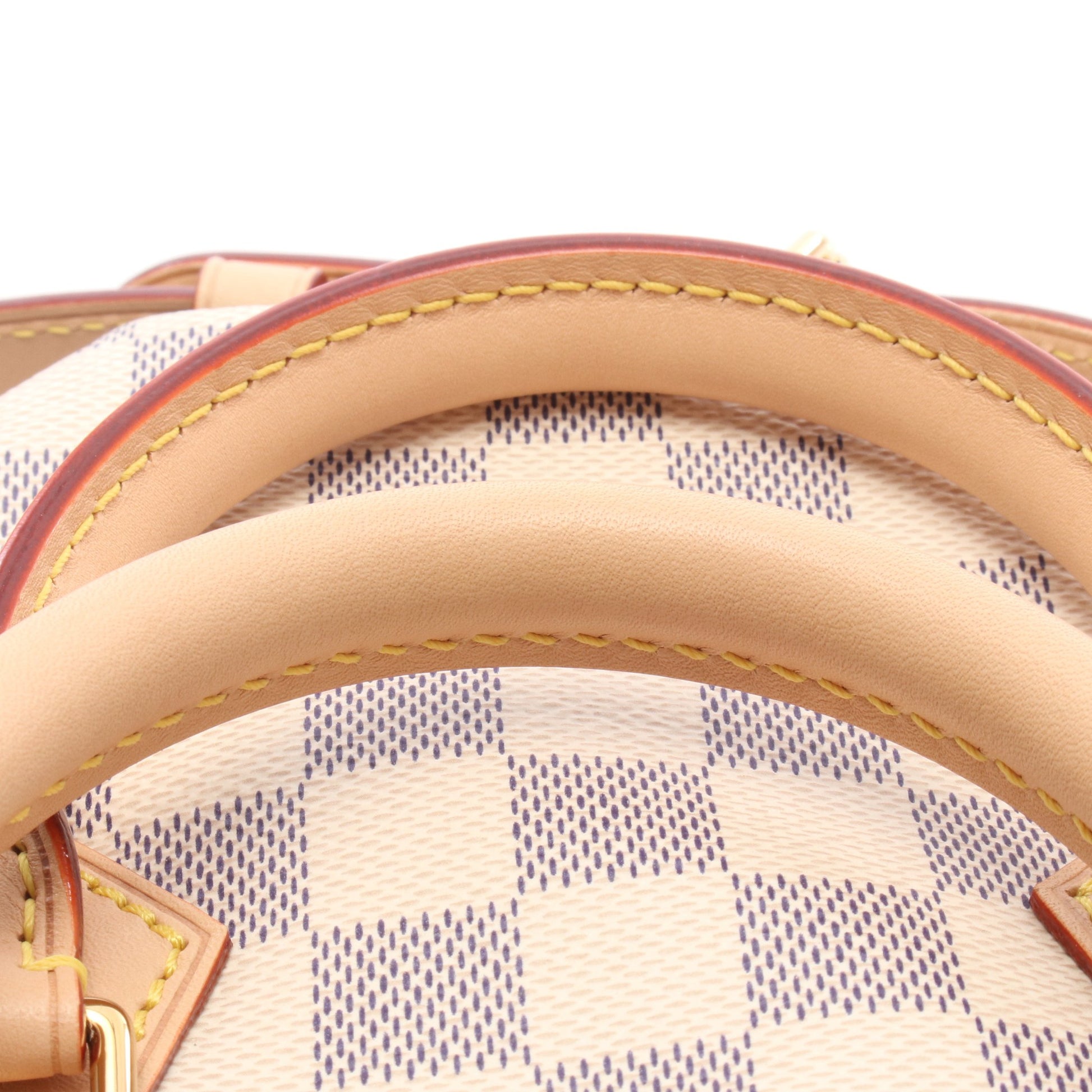 スピーディ バンドリエール25 ダミエアズール 2WAY ハンドバッグ PVC レザー ホワイト ルイヴィトン バッグ LOUIS VUITTON