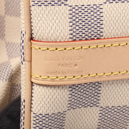 スピーディ バンドリエール25 ダミエアズール 2WAY ハンドバッグ PVC レザー ホワイト ルイヴィトン バッグ LOUIS VUITTON