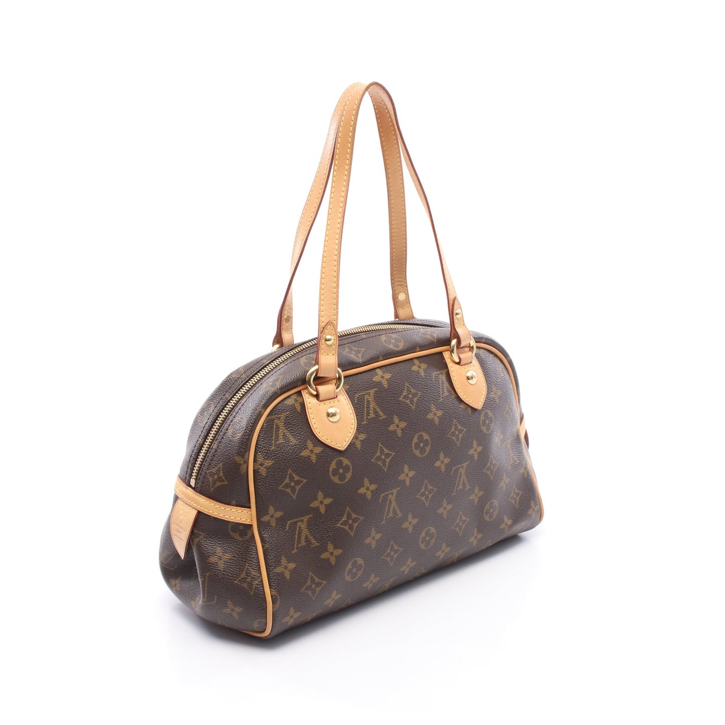 モントルグイユPM モノグラム ショルダーバッグ PVC レザー ブラウン ルイヴィトン バッグ LOUIS VUITTON