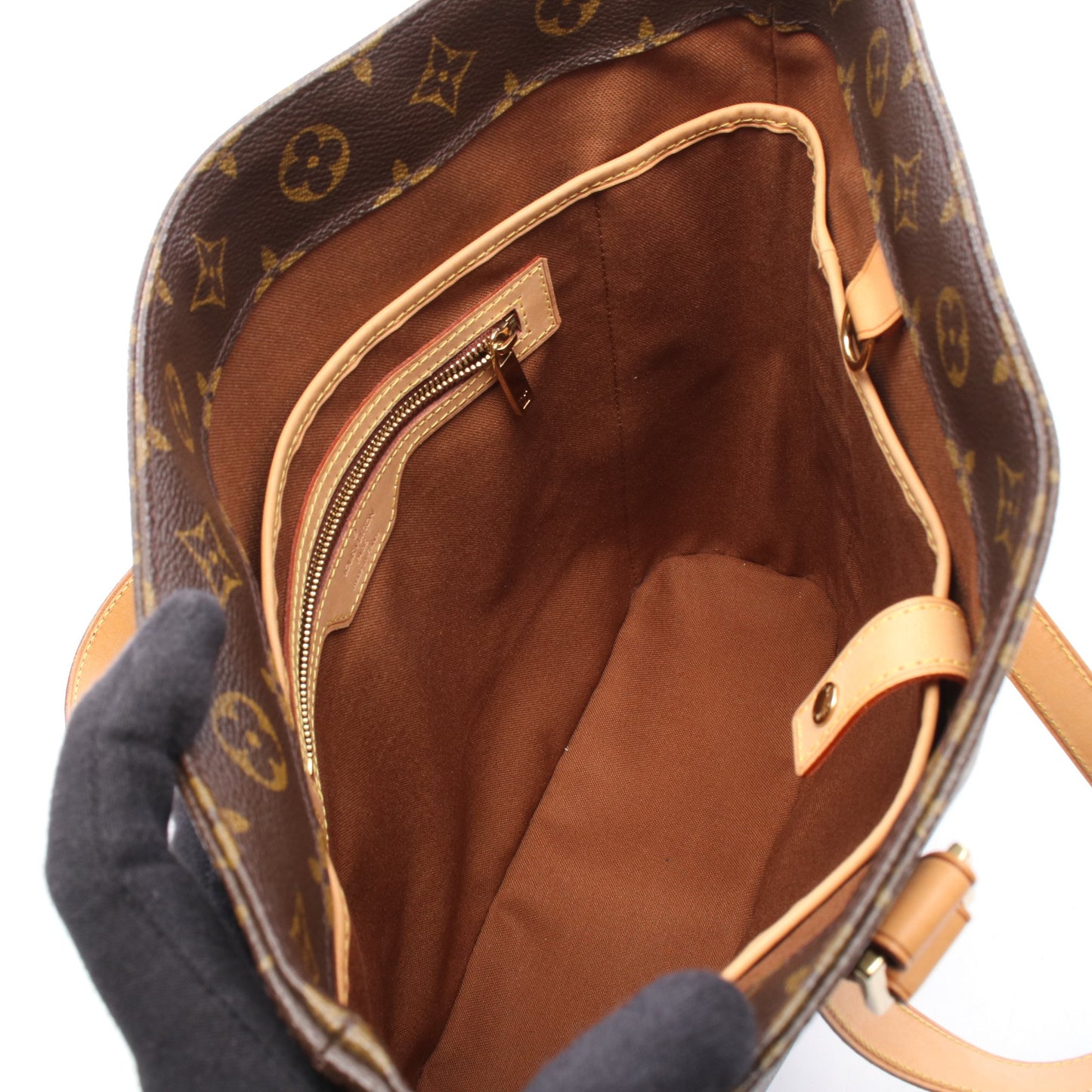 ヴァヴァンGM モノグラム ショルダーバッグ トートバッグ PVC レザー ブラウン ルイヴィトン バッグ LOUIS VUITTON