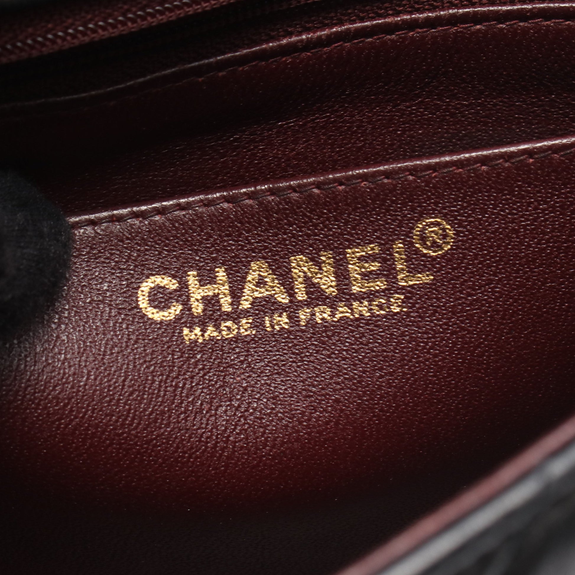 ミニマトラッセ チェーンショルダーバッグ ラムスキン ブラック ゴールド金具 シャネル バッグ CHANEL