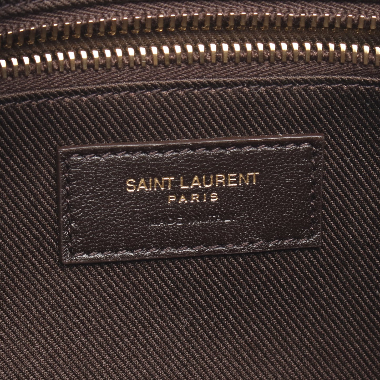 モノグラム カメラバッグ ショルダーバッグ PVC レザー ダークブラウン ブラウン サンローランパリ バッグ SAINT LAURENT PARIS