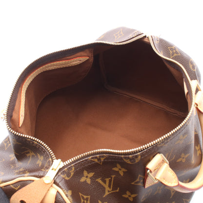 スピーディ35 モノグラム ハンドバッグ PVC レザー ブラウン ルイヴィトン バッグ LOUIS VUITTON