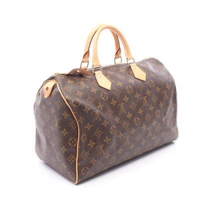 スピーディ35 モノグラム ハンドバッグ PVC レザー ブラウン ルイヴィトン バッグ LOUIS VUITTON