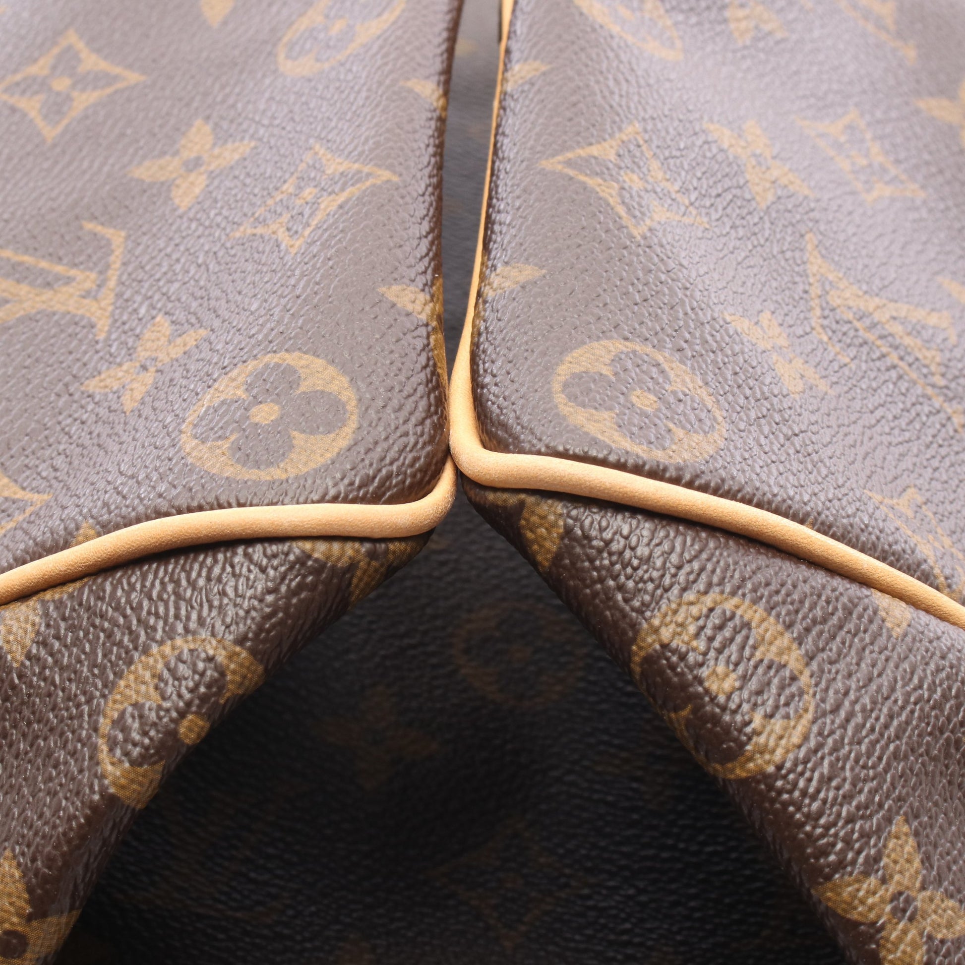 スピーディ35 モノグラム ハンドバッグ PVC レザー ブラウン ルイヴィトン バッグ LOUIS VUITTON