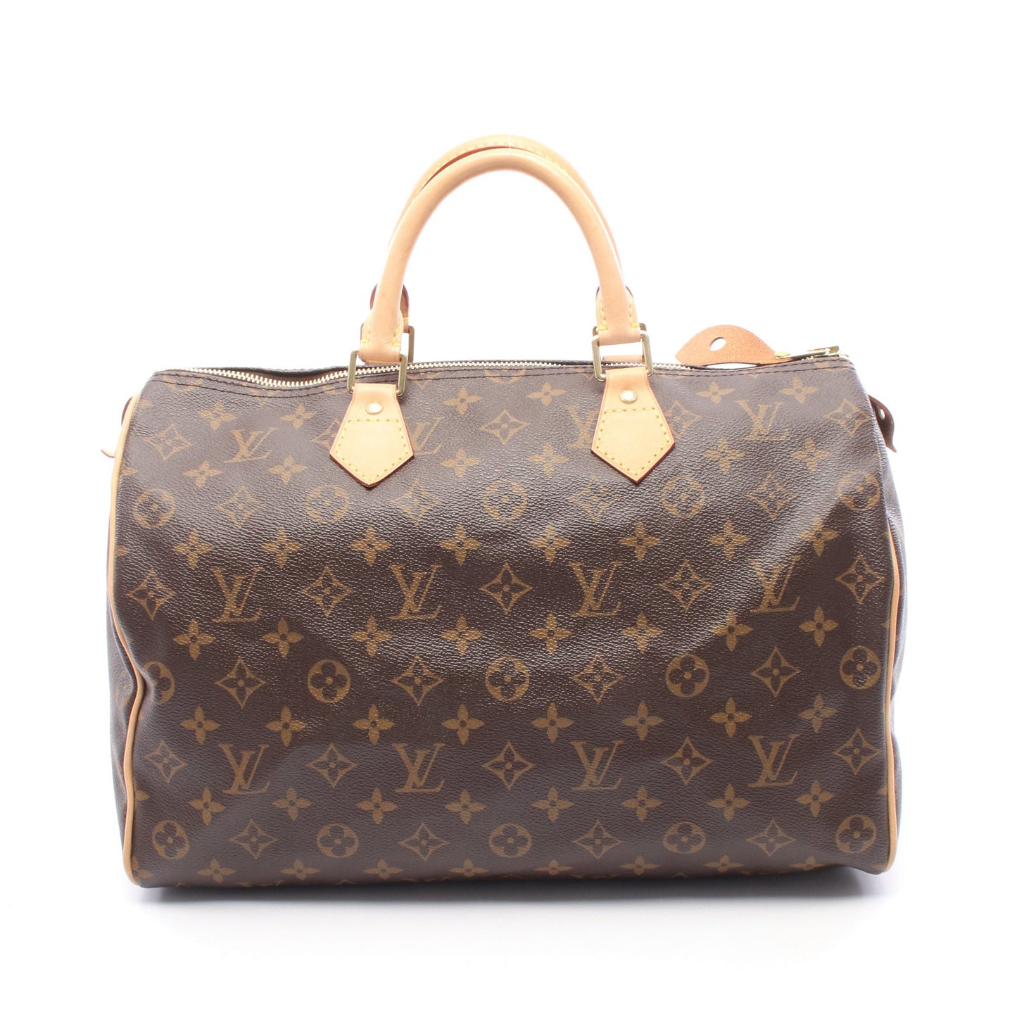 スピーディ35 モノグラム ハンドバッグ PVC レザー ブラウン ルイヴィトン バッグ LOUIS VUITTON