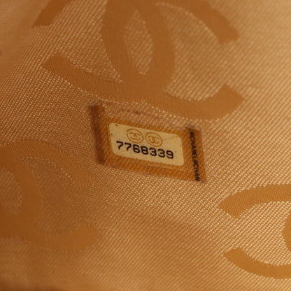 ワイルドステッチ ハンドバッグ レザー ベージュ ゴールド金具 シャネル バッグ CHANEL