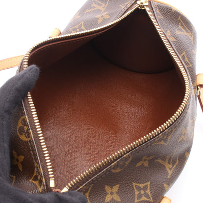 パピヨン26 モノグラム ハンドバッグ PVC レザー ブラウン ルイヴィトン バッグ LOUIS VUITTON