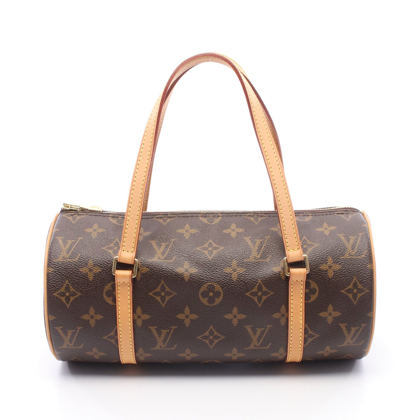 パピヨン26 モノグラム ハンドバッグ PVC レザー ブラウン ルイヴィトン バッグ LOUIS VUITTON