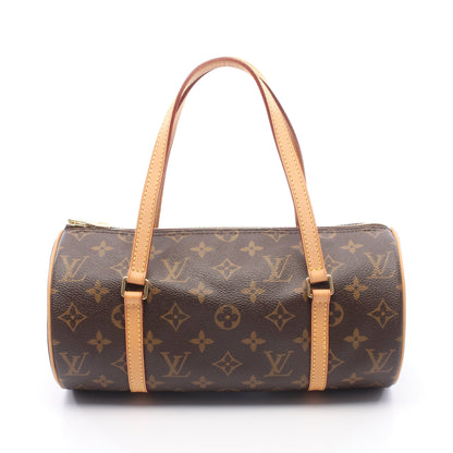 パピヨン26 モノグラム ハンドバッグ PVC レザー ブラウン ルイヴィトン バッグ LOUIS VUITTON