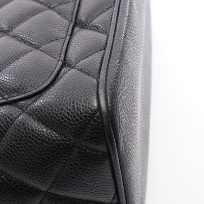 復刻トート ハンドバッグ トートバッグ キャビアスキン ブラック ゴールド金具 シャネル バッグ CHANEL