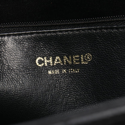 復刻トート ハンドバッグ トートバッグ キャビアスキン ブラック ゴールド金具 シャネル バッグ CHANEL