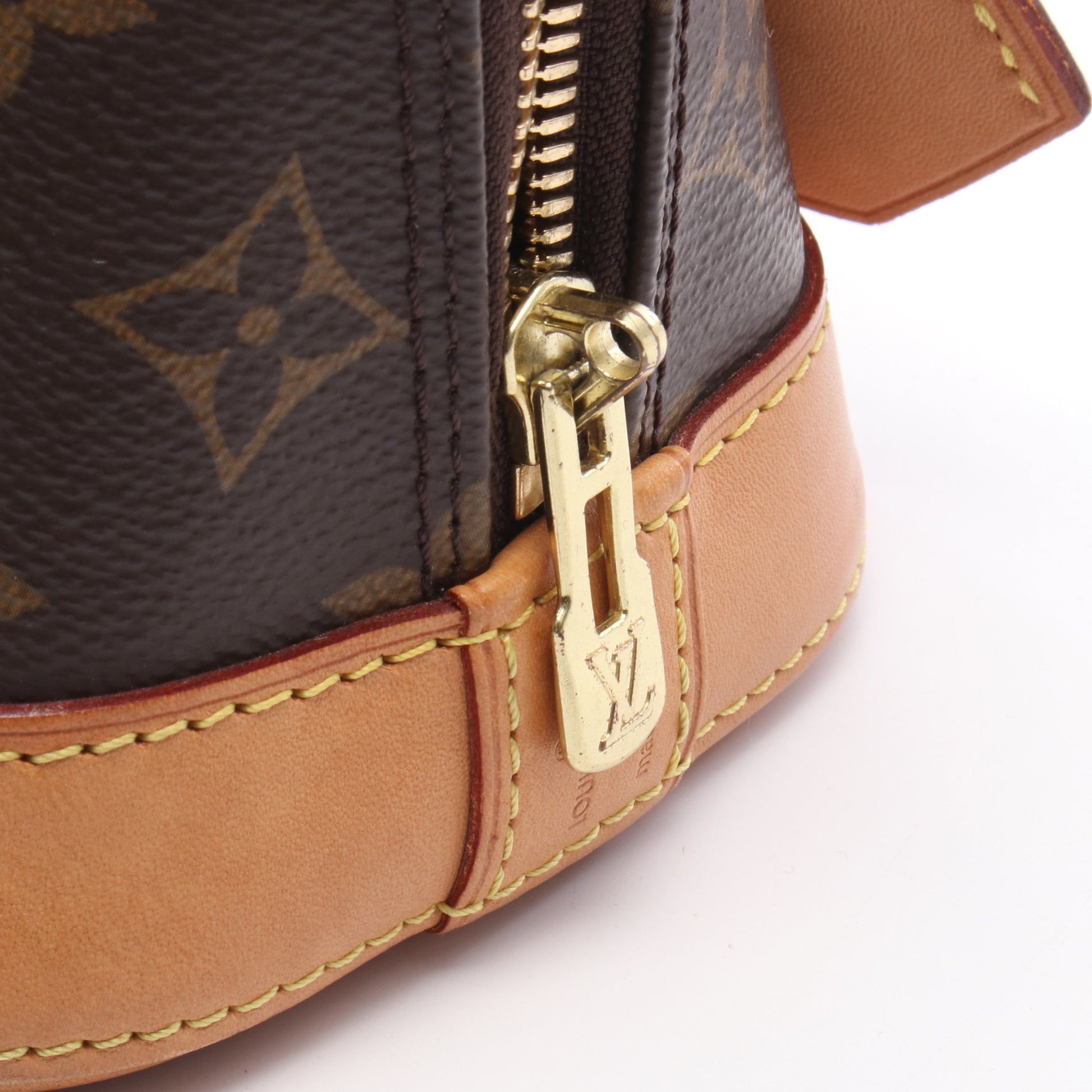 アルマBB モノグラム 2WAY ハンドバッグ PVC レザー ブラウン ルイヴィトン バッグ LOUIS VUITTON