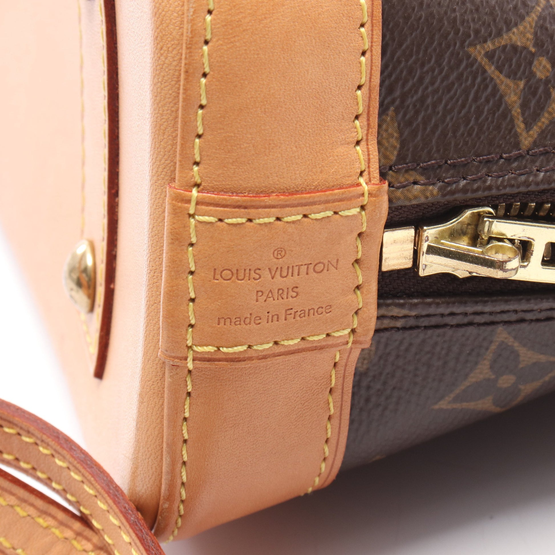 アルマBB モノグラム 2WAY ハンドバッグ PVC レザー ブラウン ルイヴィトン バッグ LOUIS VUITTON