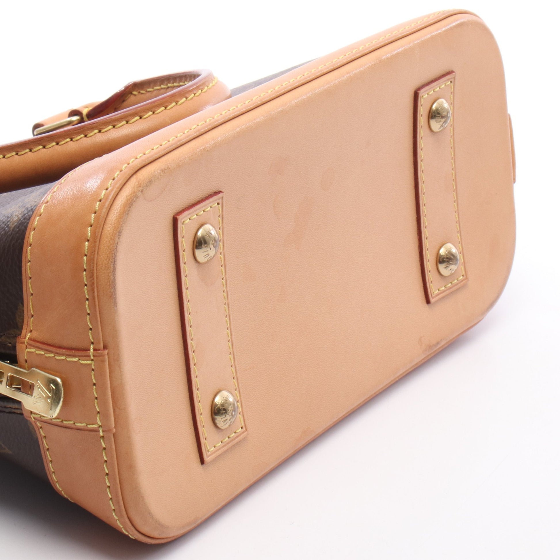 アルマBB モノグラム 2WAY ハンドバッグ PVC レザー ブラウン ルイヴィトン バッグ LOUIS VUITTON