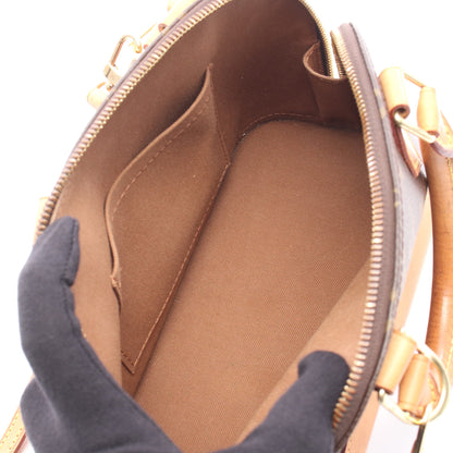 アルマBB モノグラム 2WAY ハンドバッグ PVC レザー ブラウン ルイヴィトン バッグ LOUIS VUITTON