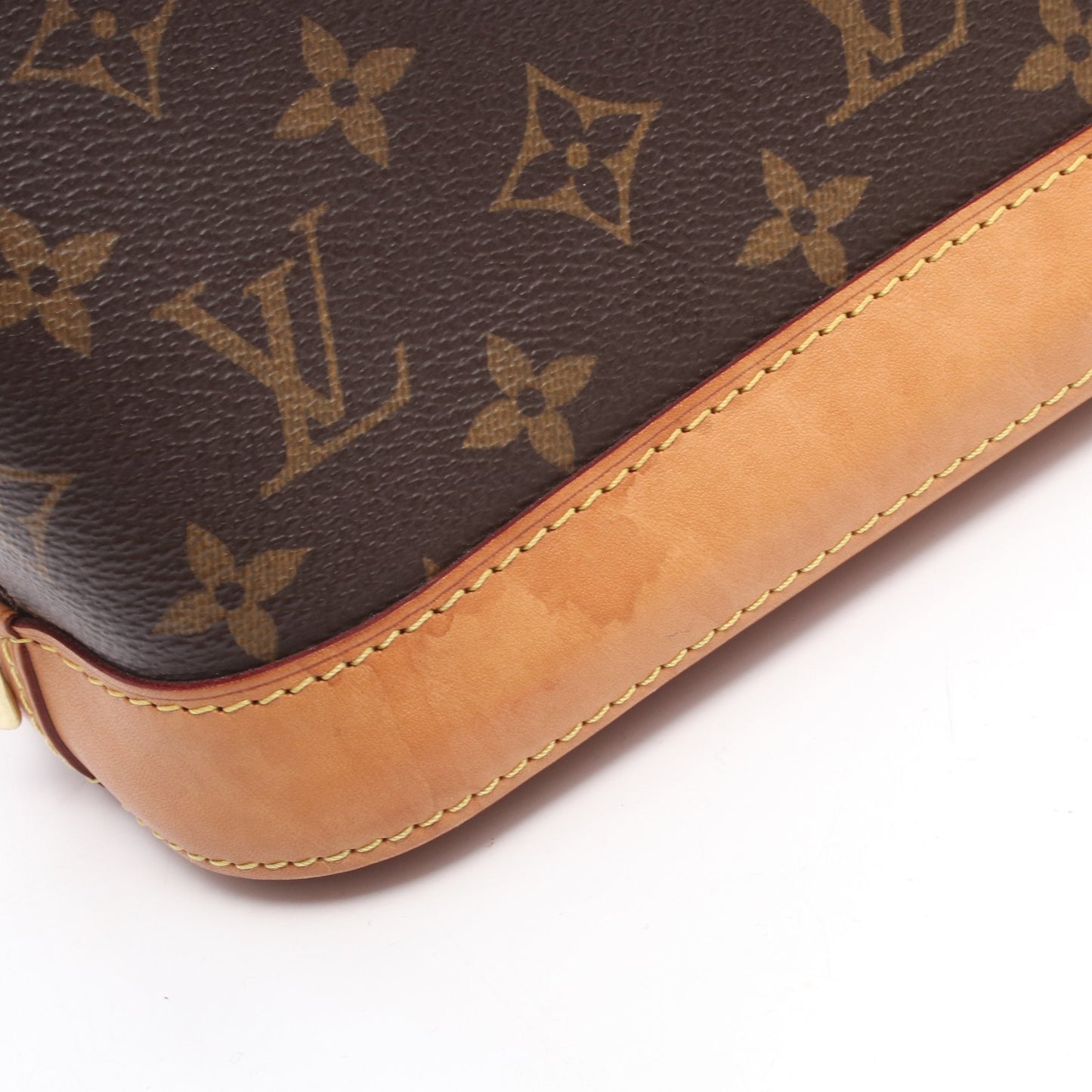 アルマBB モノグラム 2WAY ハンドバッグ PVC レザー ブラウン ルイヴィトン バッグ LOUIS VUITTON