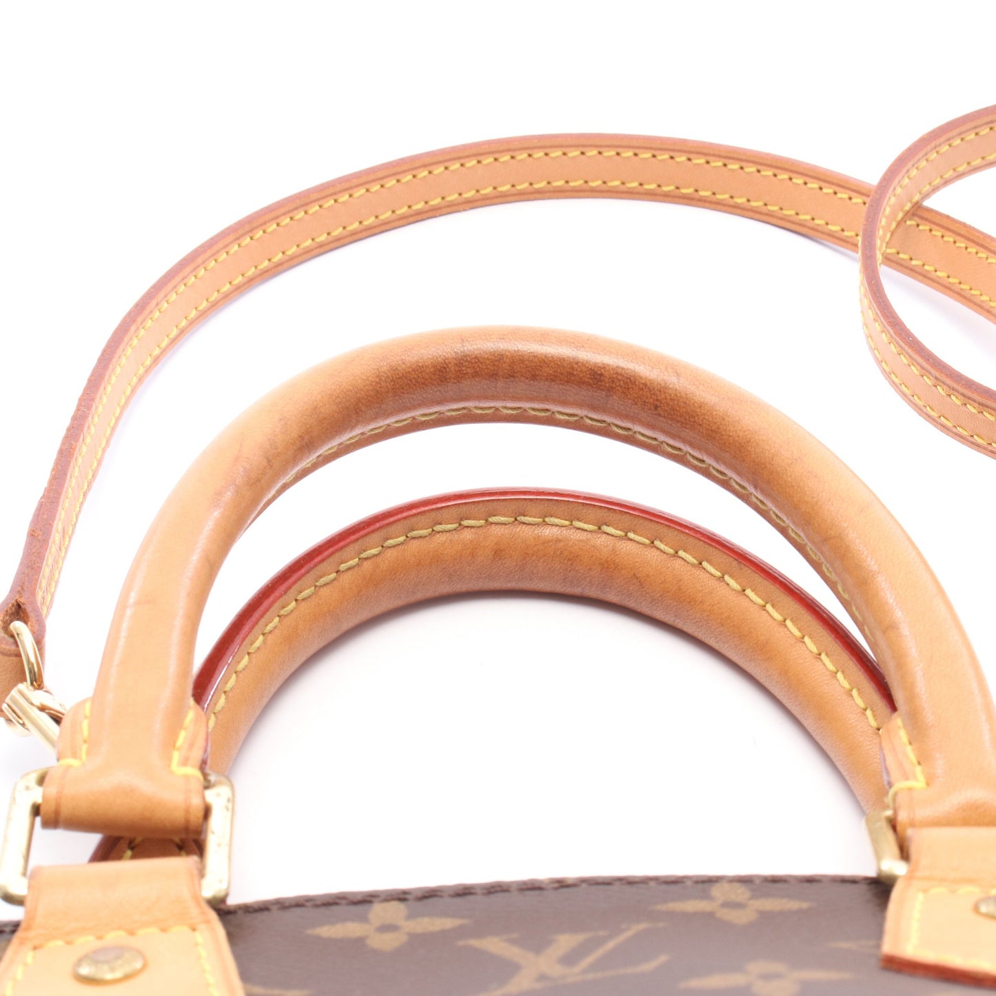 アルマBB モノグラム 2WAY ハンドバッグ PVC レザー ブラウン ルイヴィトン バッグ LOUIS VUITTON