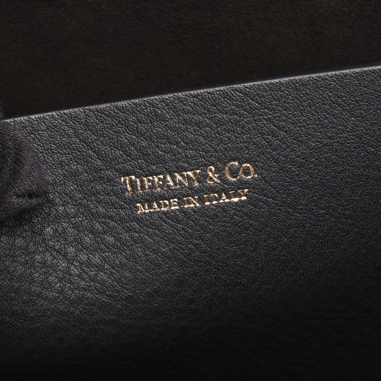 ショッピングバッグ ショルダーバッグ トートバッグ レザー ブラック ティファニー バッグ TIFFANY & Co.