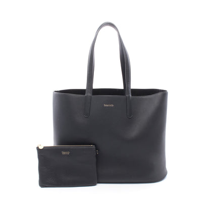 ショッピングバッグ ショルダーバッグ トートバッグ レザー ブラック ティファニー バッグ TIFFANY & Co.