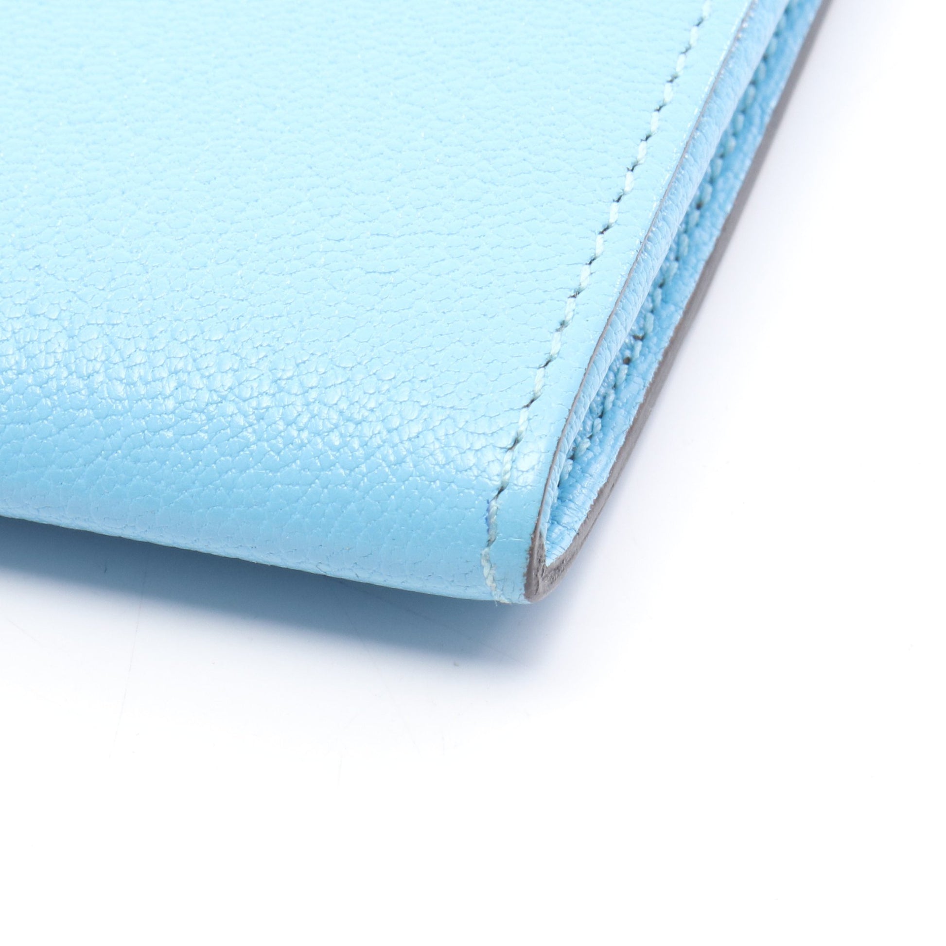 シネティック トゥーゴー セレステ ショルダーバッグ シェーブル ブルー ゴールド金具 D刻印 エルメス バッグ HERMES