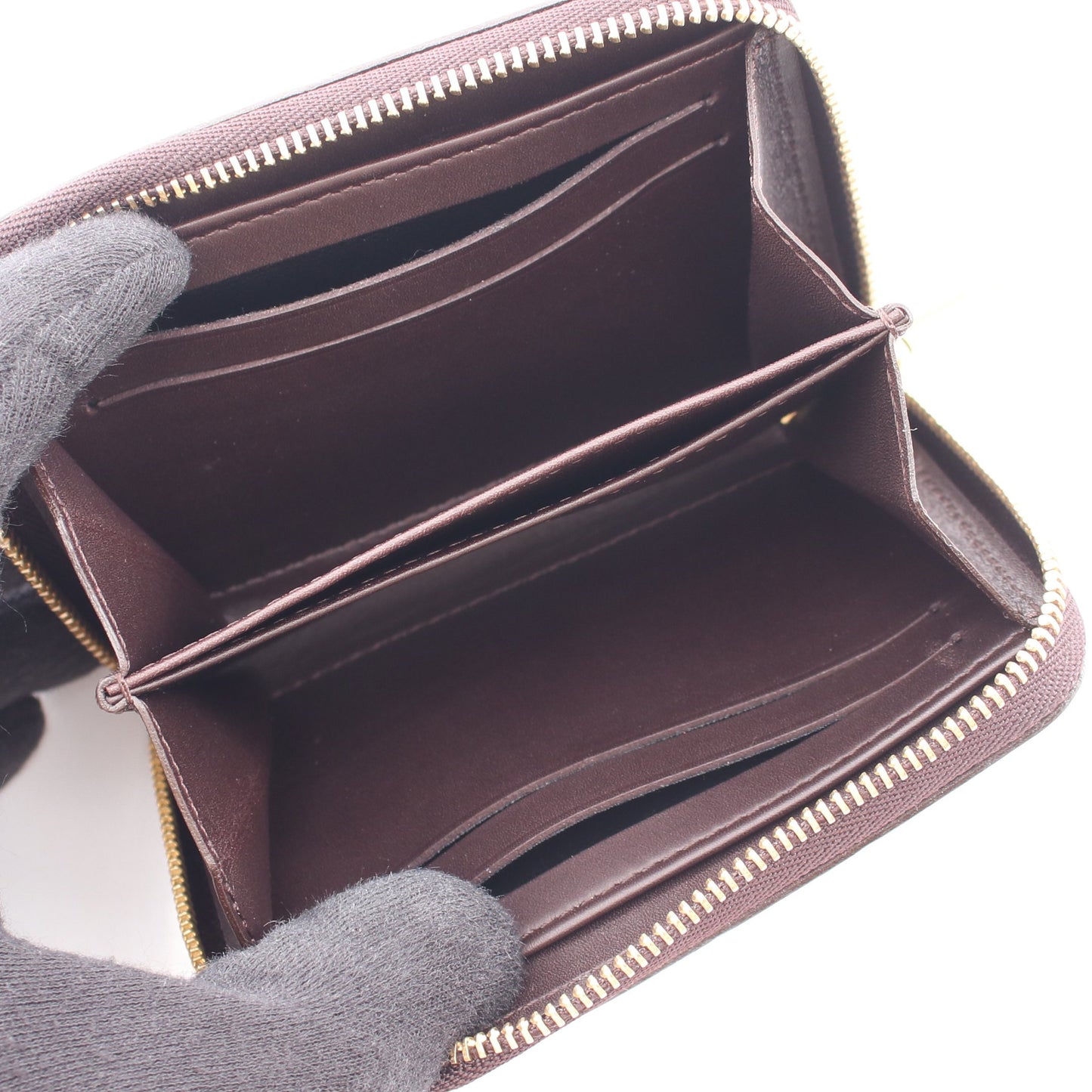 ジッピーコインパース モノグラムヴェルニ アマラント コインケース レザー ダークパープル ルイヴィトン 財布・小物 LOUIS VUITTON