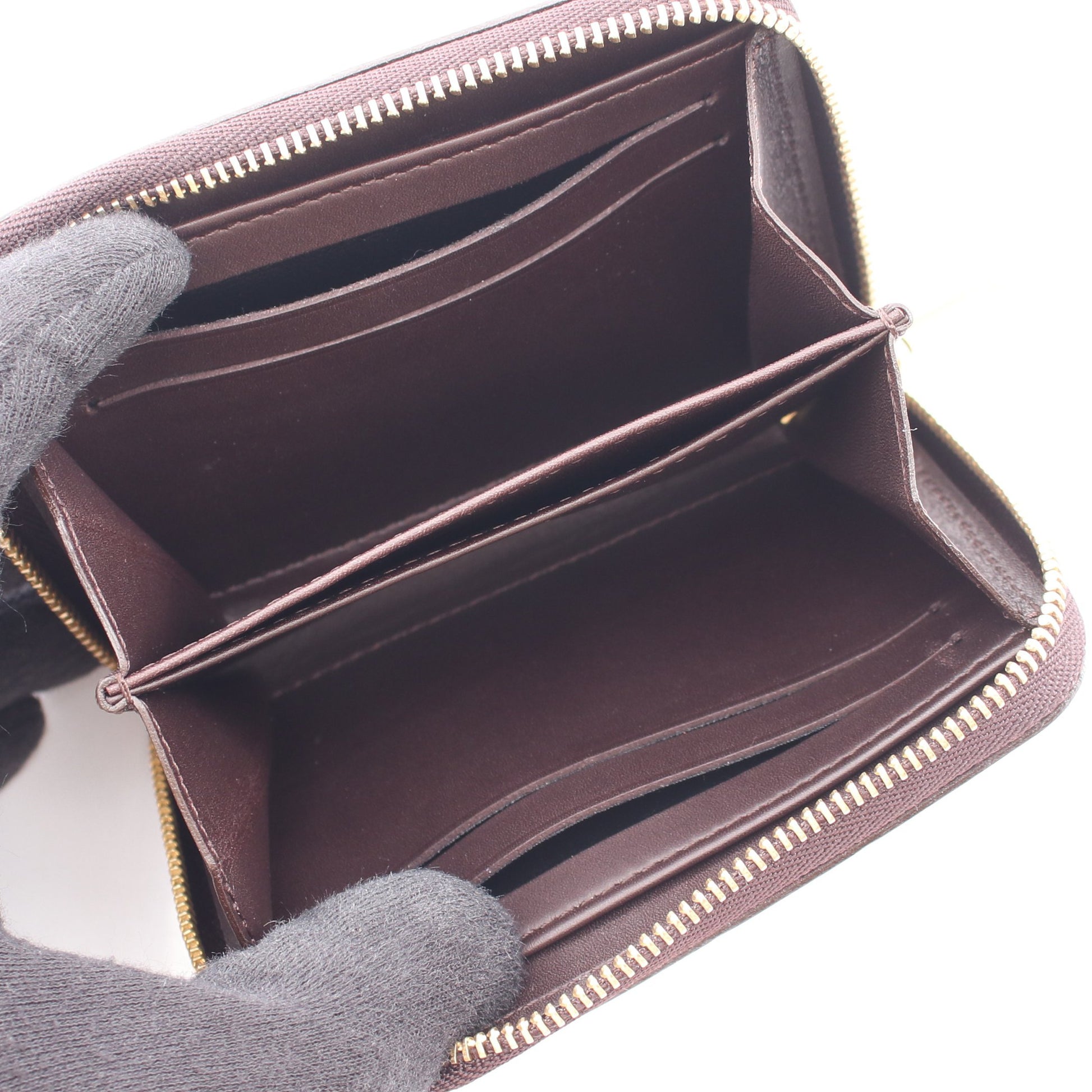 ジッピーコインパース モノグラムヴェルニ アマラント コインケース レザー ダークパープル ルイヴィトン 財布・小物 LOUIS VUITTON