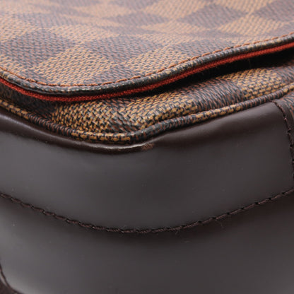 バスティーユ ダミエエベヌ ショルダーバッグ PVC レザー ブラウン ルイヴィトン バッグ LOUIS VUITTON