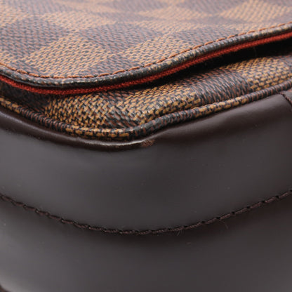 バスティーユ ダミエエベヌ ショルダーバッグ PVC レザー ブラウン ルイヴィトン バッグ LOUIS VUITTON