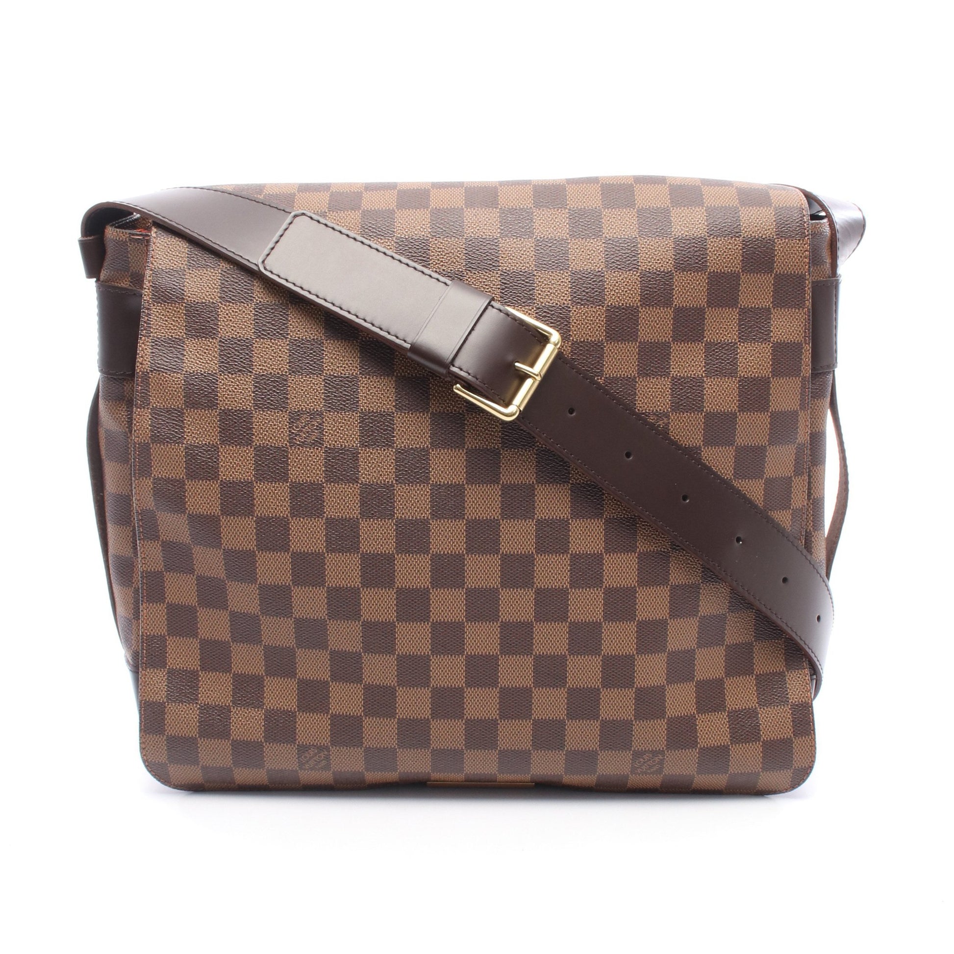 バスティーユ ダミエエベヌ ショルダーバッグ PVC レザー ブラウン ルイヴィトン バッグ LOUIS VUITTON
